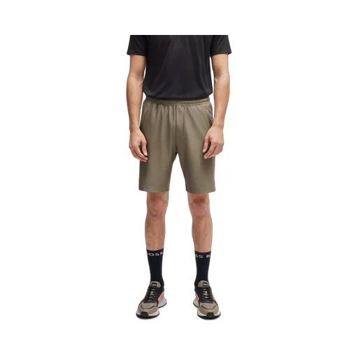 Reflective-Logo Bermuda Shorts