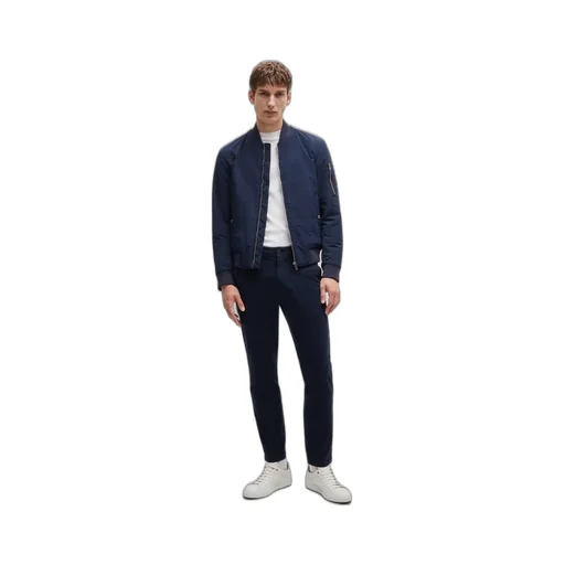 Mid-Rise Slim-Fit Trousers