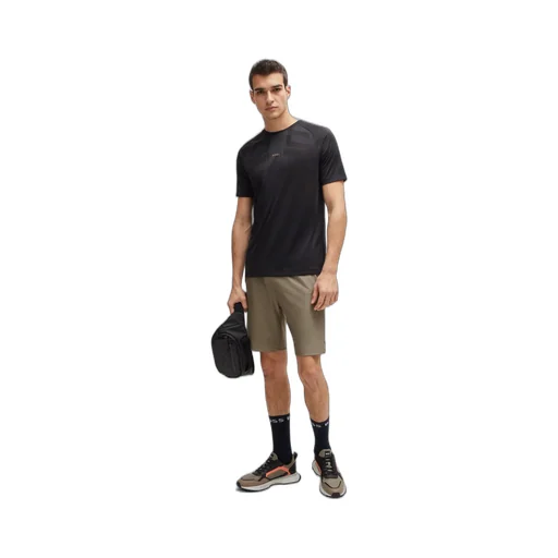 Reflective-Logo Bermuda Shorts