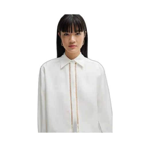 Long-Sleeve Collared Shirt