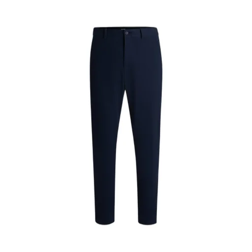 Mid-Rise Slim-Fit Trousers