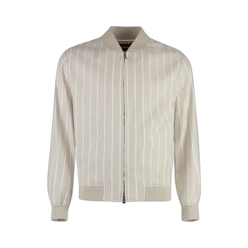 Striped Zip-Up Jacket