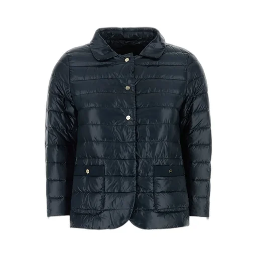 Long Sleeved Quilted Down Jacket