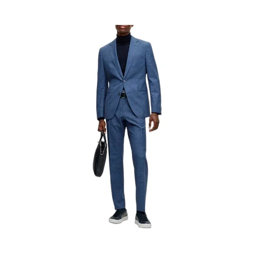 Long-Sleeved Coat, Belt Loop Pants, Suit Set