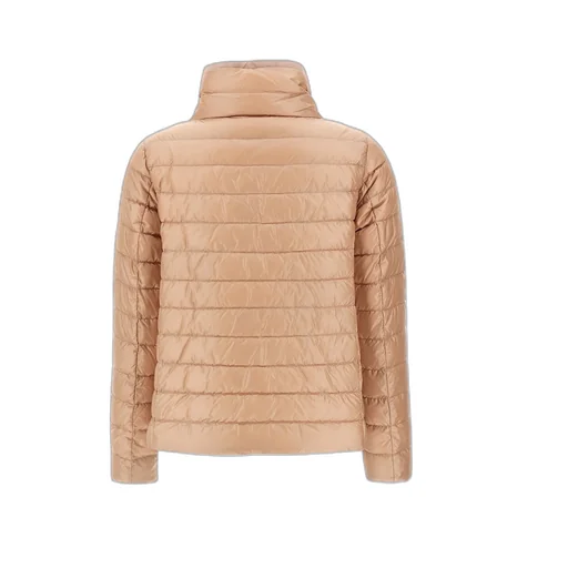 Quilted High-Neck Reversible Coat