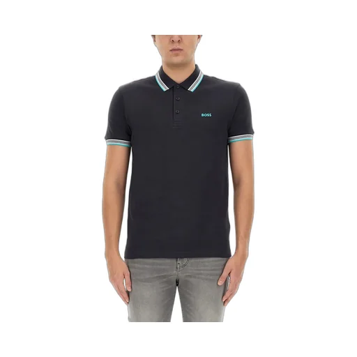 Logo Embroidered Short-Sleeved Polo Shirt
