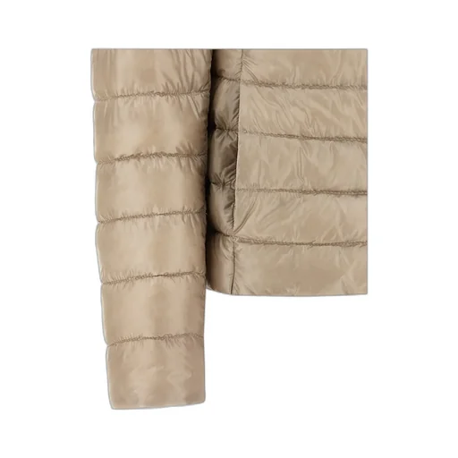 Quilted High-Neck Reversible Coat