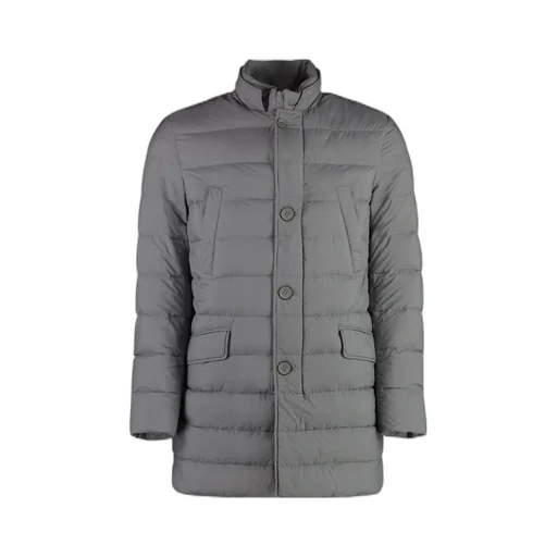 Single-Breasted Padded Coat