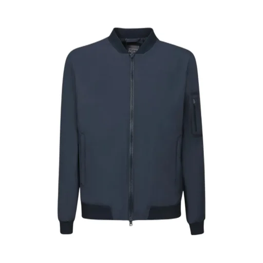 Logo Printed Zipped Lightweight Jacket