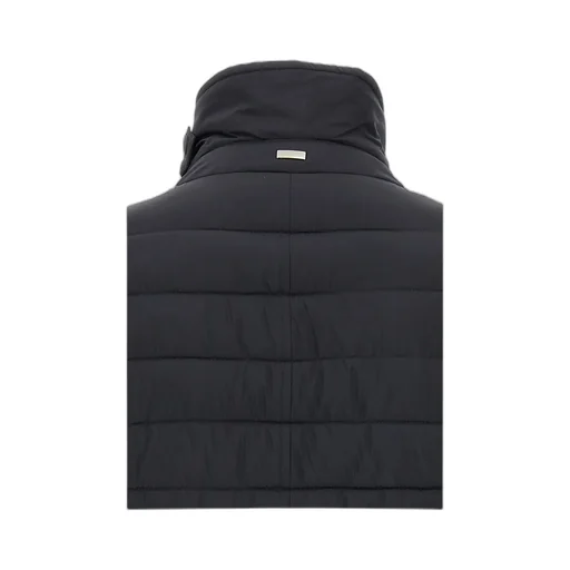 Button Fastened Quilted Down Jacket