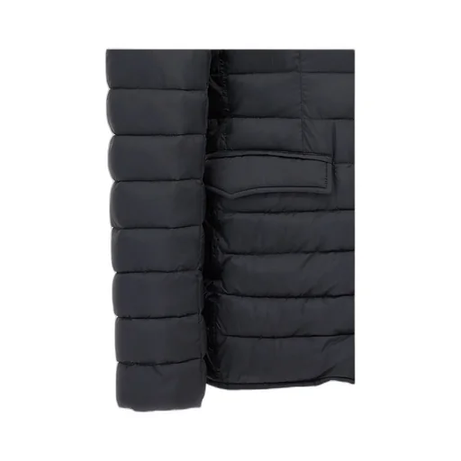 Button Fastened Quilted Down Jacket