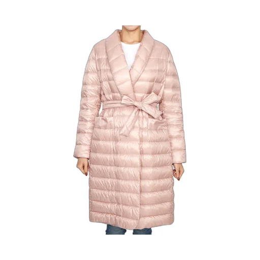 V-Neck Long-Sleeved Down Jacket