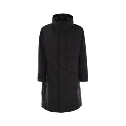 Hooded Buttoned Coat