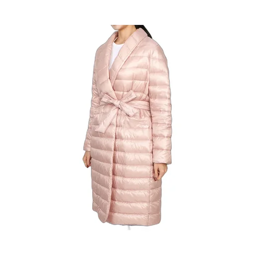 V-Neck Long-Sleeved Down Jacket