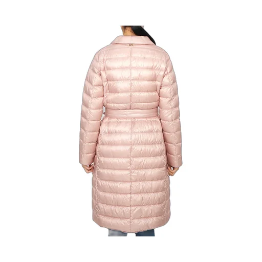 V-Neck Long-Sleeved Down Jacket
