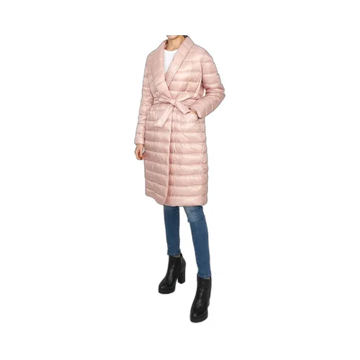 V-Neck Long-Sleeved Down Jacket
