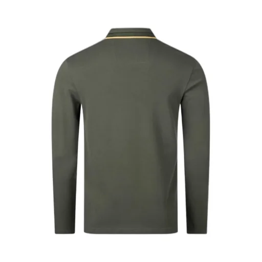 Long-Sleeved Polo Shirt