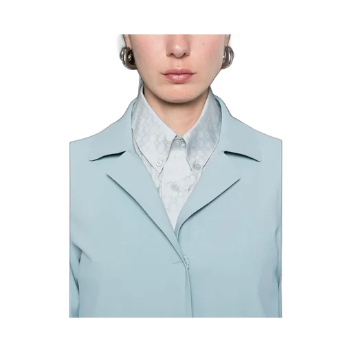 Single-Breasted Long-Sleeved Coat
