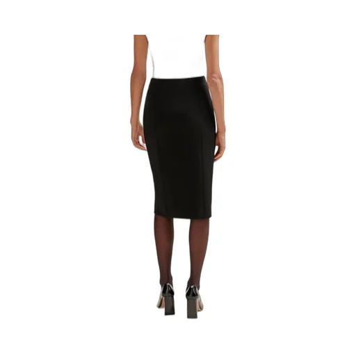 Side-Slit Pencil Midi Skirt