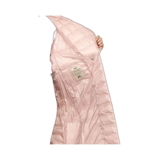 V-Neck Long-Sleeved Down Jacket