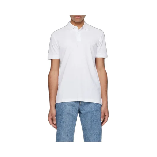 Short Sleeved Logo Printed Polo Shirt