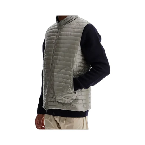 Zipped Quilted Reversible Down Gilet