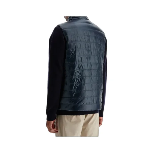 Zipped Quilted Reversible Down Gilet