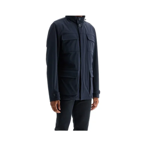 High-Neck Long Sleeved Jacket