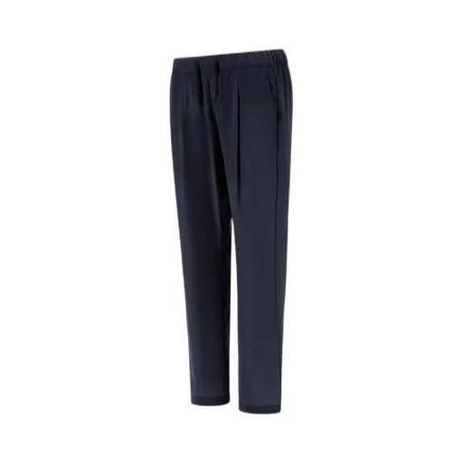 Straight-Leg Drawstring Trousers