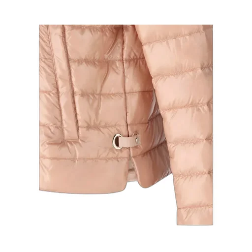 Quilted Hooded Drawstring Puffer Jacket