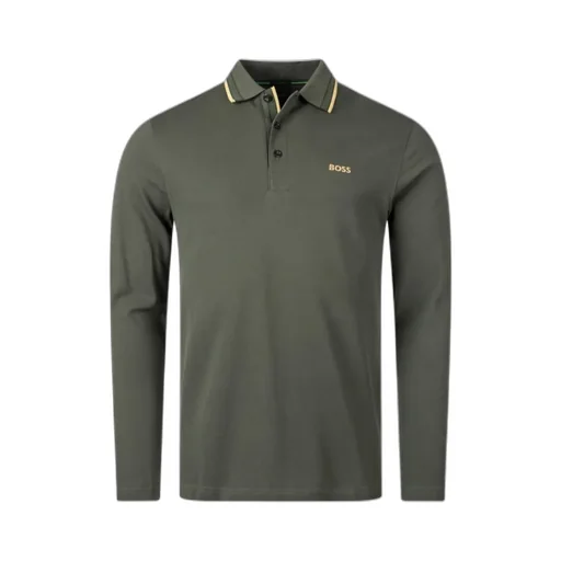 Long-Sleeved Polo Shirt