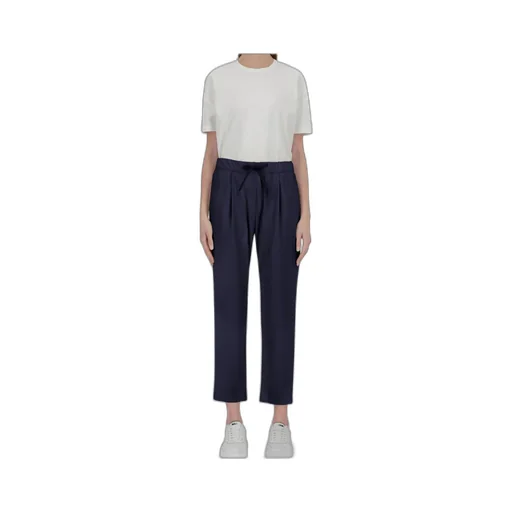 Straight-Leg Drawstring Trousers