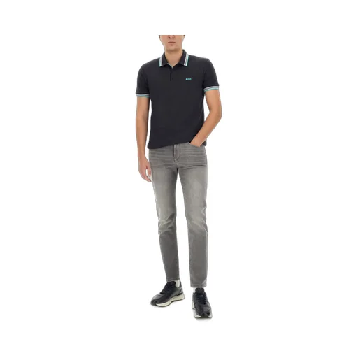 Logo Embroidered Short-Sleeved Polo Shirt