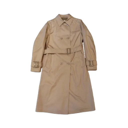 Double-Breasted Belted Coat