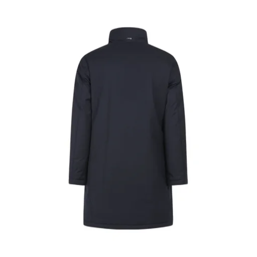 Buttoned High Neck Coat