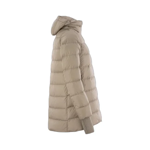 Zip-Up Hooded Down Jacket