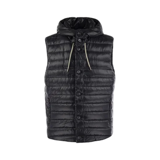 Sleeveless Hooded Down Jacket
