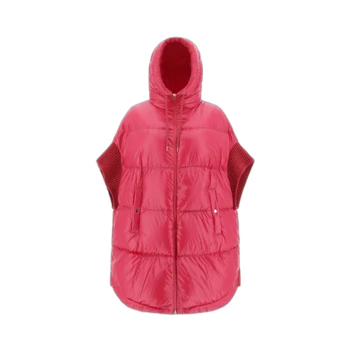 Drawstring-Hood Quilted Puffer Jacket