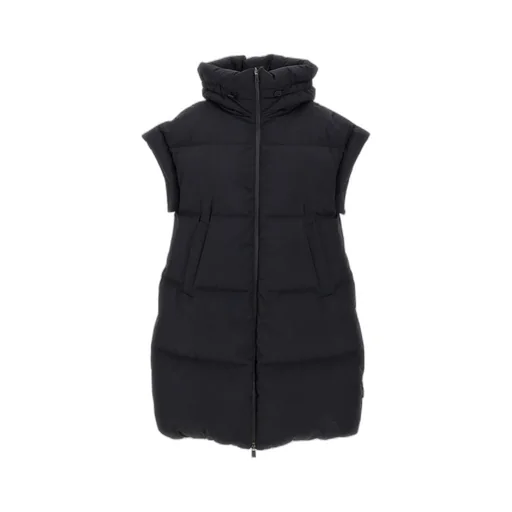 Straight Hem Quilted Gilet
