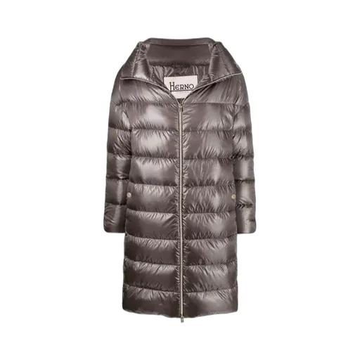 Long-Sleeved Quilted Cotton Jacket