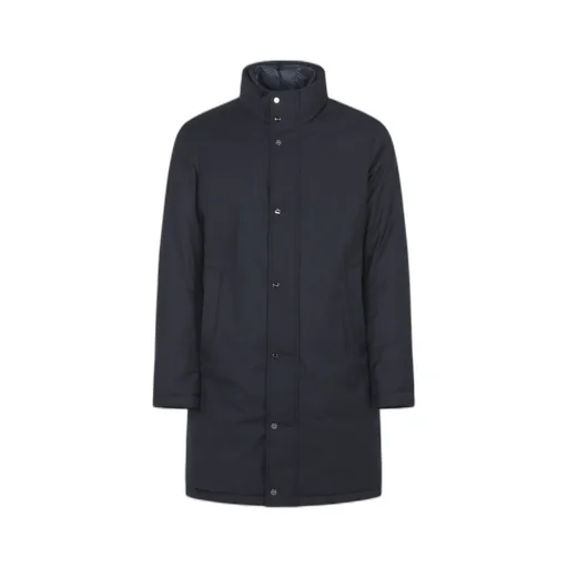 Buttoned High Neck Coat