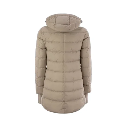 Zip-Up Hooded Down Jacket