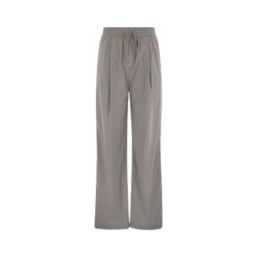 Drawstring Wide-Leg Trousers