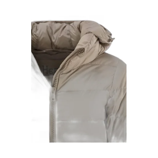 Zip-Up Hooded Down Jacket