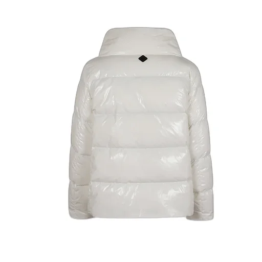 Zipped Hooded Down Jacket