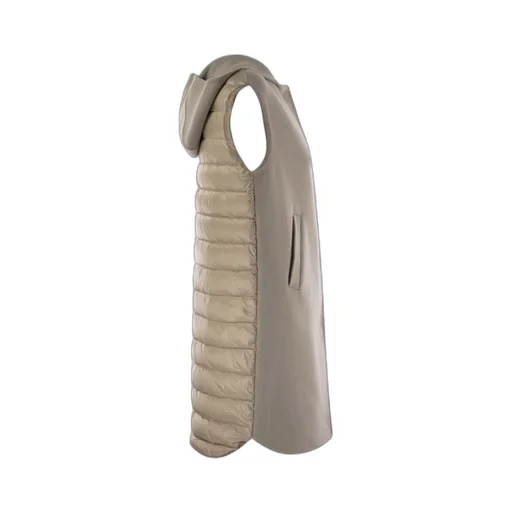 Sleeveless Hooded Coat