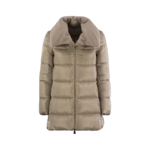 Faux-Fur Collar Padded Jacket