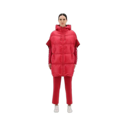 Drawstring-Hood Quilted Puffer Jacket