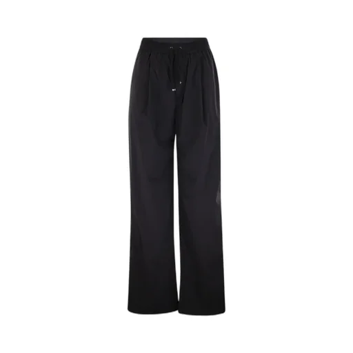 Drawstring Wide-Leg Trousers