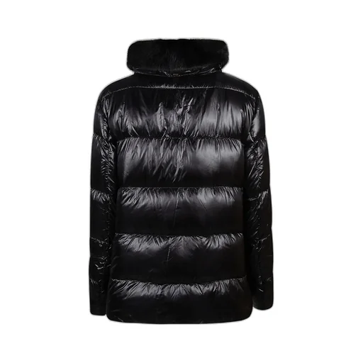 High-Neck Zipped Down Jacket